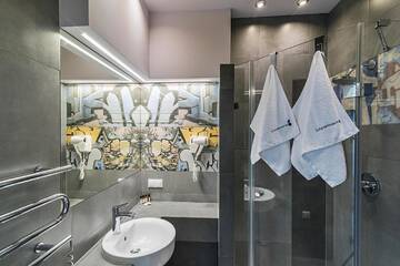 Фото номера Двухместный номер с 1 кроватью или 2 отдельными кроватями Отель Hotel J&amp;J Sport Center г. Краков 4