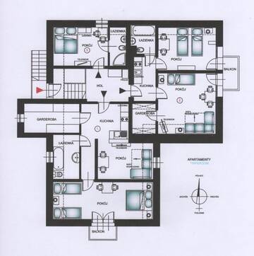 Фото номера Апартаменты Апартаменты Apartamenty Trip &amp; Room г. Краков 37