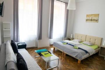 Фото номера Двухместный номер с 1 кроватью и ванной комнатой Хостелы Dream Hostel &amp; Apartments г. Краков 14