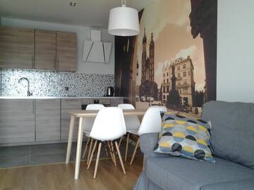 Фото номера Апартаменты с 1 спальней с диваном-кроватью. Апартаменты Garden Corner г. Краков 14