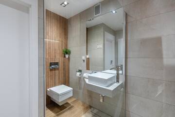 Фото номера Трехместный номер с общей ванной комнатой Апартаменты Rainbow Apartments 3 г. Краков 15