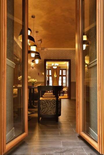 Фото номера Двухместный номер с 1 кроватью или 2 отдельными кроватями Отель Hotel Amber Design г. Краков 12