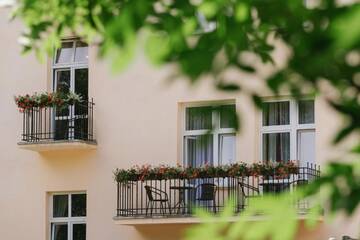 Фото номера Двухместный номер с 1 кроватью и балконом, вид на сад Отель Hotel Yarden by Artery Hotels г. Краков 12