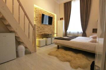 Фото номера Апартаменты с мезонином Апартаменты Rainbow Apartments 2 г. Краков 7