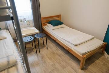 Фото номера Трехместный номер с общей ванной комнатой Хостелы Hostel Cinnamon г. Краков 10