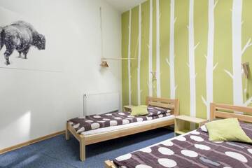 Фото номера Трехместный номер с общей ванной комнатой Хостелы Hostel Cinnamon г. Краков 13