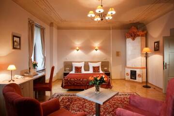 Фото номера Двухместный номер Делюкс с 1 кроватью Отель Hotel Santi г. Краков 8