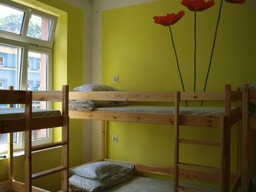 Фото номера Кровать в общем 8-местном номере Хостелы Chilli Hostel г. Краков 11