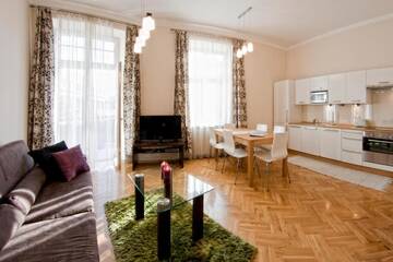 Фото номера Two-Bedroom Apartment with Balcony - ul. Siemiardzkiego 25 Апартаменты Yourplace SM25 Apartments г. Краков 9