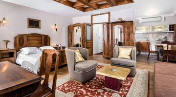 Фото номера Номер-студио Делюкс c балконом (для 3 взрослых) Апарт-отели Orlowska Townhouse Apartments г. Краков 9