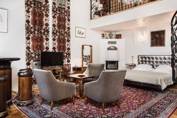 Фото номера Двухуровневые апартаменты Апарт-отели Orlowska Townhouse Apartments г. Краков 15