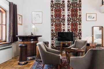 Фото номера Двухуровневые апартаменты Апарт-отели Orlowska Townhouse Apartments г. Краков 2