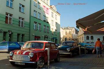 Фото номера Просторный номер-студио с видом на город Апартаменты Mona Lisa Apartments - Kazimierz District г. Краков 13