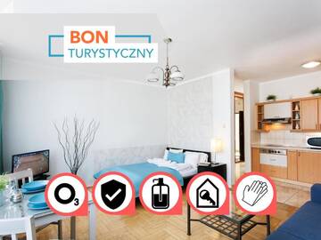 Фото номера Просторный номер-студио с видом на город Апартаменты Mona Lisa Apartments - Kazimierz District г. Краков 6