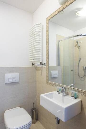 Фото номера Двухместный номер с 1 кроватью Апарт-отели Aparthotel Pergamin г. Краков 5