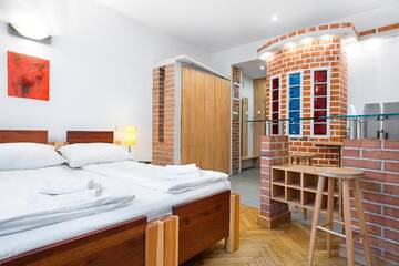 Фото номера Номер-студио Апартаменты Krowoderska Apartments г. Краков 6