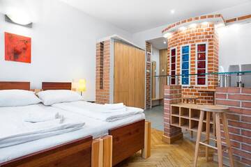 Фото номера Номер-студио Апартаменты Krowoderska Apartments г. Краков 3