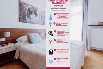 Фото номера Семейные апартаменты с 1 спальней (для 4 гостей) Апарт-отели 4Seasons﻿ Apartments Cracow г. Краков 4