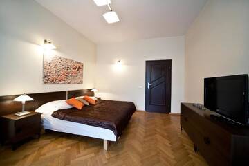 Фото номера Апартаменты с 2 спальнями (8 взрослых) Апарт-отели 4Seasons﻿ Apartments Cracow г. Краков 15