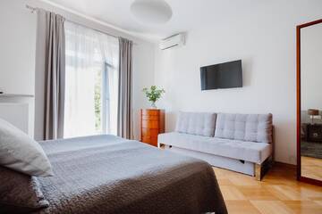 Фото номера Семейные апартаменты с 2 спальнями (6 взрослых) Апарт-отели 4Seasons﻿ Apartments Cracow г. Краков 5
