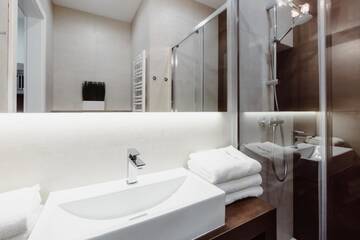 Фото номера Семейные апартаменты с 2 спальнями (6 взрослых) Апарт-отели 4Seasons﻿ Apartments Cracow г. Краков 6