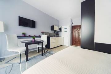 Фото номера Стандартный двухместный номер с 1 кроватью Апарт-отели 4Seasons﻿ Apartments Cracow г. Краков 12