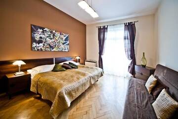 Фото номера Апартаменты с 2 спальнями (8 взрослых) Апарт-отели 4Seasons﻿ Apartments Cracow г. Краков 3