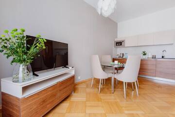 Фото номера Семейные апартаменты с 1 спальней (для 4 гостей) Апарт-отели 4Seasons﻿ Apartments Cracow г. Краков 9
