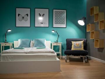 Фото номера Апартаменты с 2 спальнями - Zyblikiewicza 11 Апартаменты Aurora Apartments - Old Town г. Краков 6