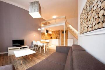 Фото номера Апартаменты с 1 спальней (для 4 взрослых) Апартаменты Kasia&amp;Lukasz Apartments г. Краков 42