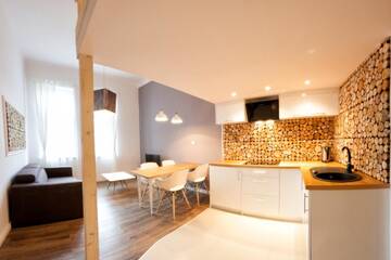 Фото номера Апартаменты с 1 спальней (для 4 взрослых) Апартаменты Kasia&amp;Lukasz Apartments г. Краков 11