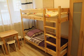 Фото номера Четырехместный номер с собственной ванной комнатой Хостелы Hostel Kubik г. Краков 5