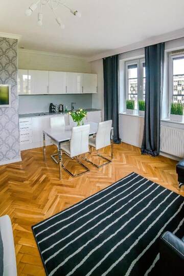 Фото номера Апартаменты Делюкс с видом на город Апартаменты Cracovia Apartments г. Краков 5