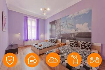 Фото номера Апартаменты (для 5 взрослых) Апартаменты Queen Apartments г. Краков 5