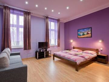 Фото номера Апартаменты (для 5 взрослых) Апартаменты Queen Apartments г. Краков 17