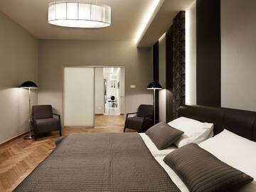 Фото номера Deluxe Apartment - Wiślisko Street 8/3 Апартаменты Apartament King Size г. Краков 6
