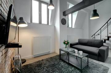Фото номера Двухуровневые апартаменты Апартаменты Zamkowa15 Apartments г. Краков 9