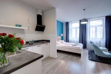 Фото номера Классический номер-студио Апартаменты Zamkowa15 Apartments г. Краков 3