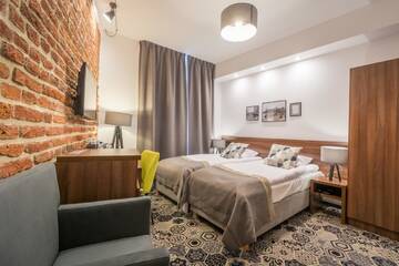 Фото номера Двухместный номер «Комфорт» с 1 кроватью Отель Hotel Lavender г. Краков 5