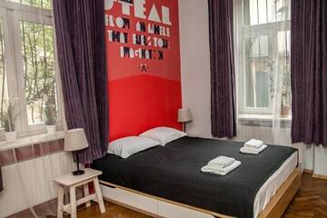 Фото номера Апартаменты с 2 спальнями (для 6 взрослых) Апартаменты Red Kurka Apartments г. Краков 2