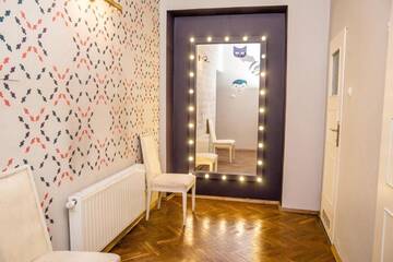 Фото номера Апартаменты с 2 спальнями (для 6 взрослых) Апартаменты Red Kurka Apartments г. Краков 13