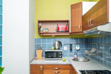 Фото номера Апартаменты с 1 спальней (для 4 взрослых) Апартаменты Red Kurka Apartments г. Краков 8