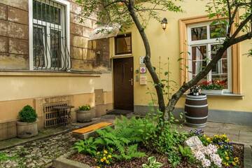 Фото номера Апартаменты с 1 спальней (для 4 взрослых) Апартаменты Red Kurka Apartments г. Краков 30