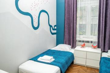 Фото номера Апартаменты с 2 спальнями (для 6 взрослых) Апартаменты Red Kurka Apartments г. Краков 9