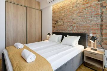 Фото номера Апартаменты с 1 спальней (для 4 взрослых) Апарт-отели Main Market Square Apartments г. Краков 7