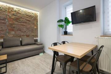 Фото номера Апартаменты с 1 спальней (для 4 взрослых) Апарт-отели Main Market Square Apartments г. Краков 5