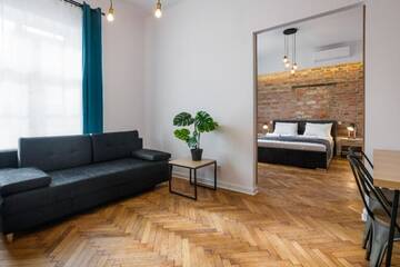 Фото номера Апартаменты с 1 спальней (для 4 взрослых) Апарт-отели Main Market Square Apartments г. Краков 11