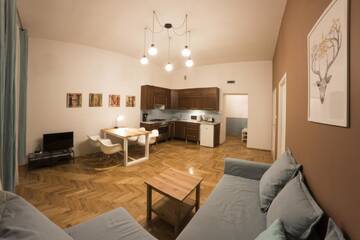 Фото номера Просторные апартаменты с 1 спальней Апартаменты Fresh Apartments г. Краков 4