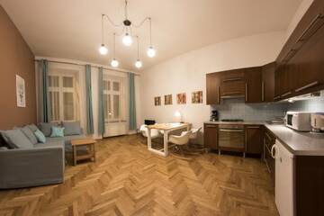 Фото номера Просторные апартаменты с 1 спальней Апартаменты Fresh Apartments г. Краков 5