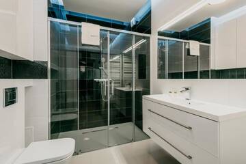 Фото номера Улучшенные апартаменты с 1 спальней Апарт-отели EXCLUSIVE Aparthotel г. Краков 12